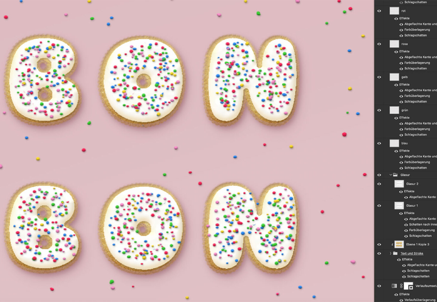 Cookies Weitere Arbeiten